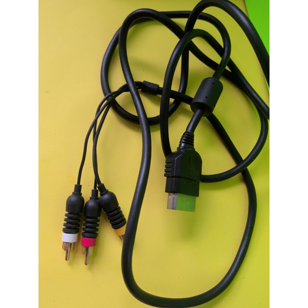OEM ORIGINAL XBox 1st Gen Hookup Connection Kit Regular AV Cable